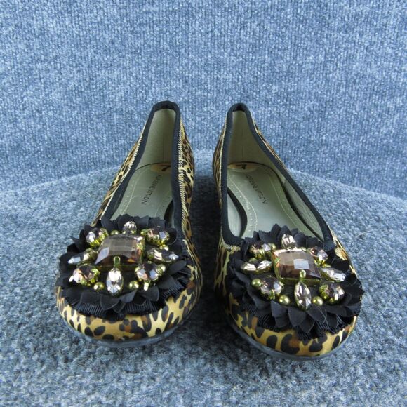 Adrienne Vittadini Carmelita Jewel‎ Women Ballet Size 7 Medium Brown Synthetic - Picture 2 of 9